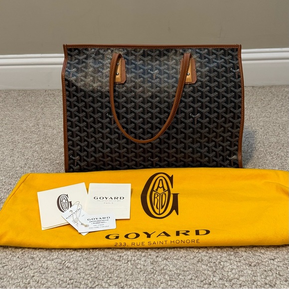 Goyard Handbags - Goyard Black Marquises Tote